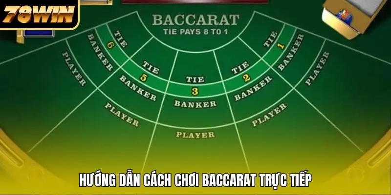Hướng dẫn cách chơi baccarat trực tiếp